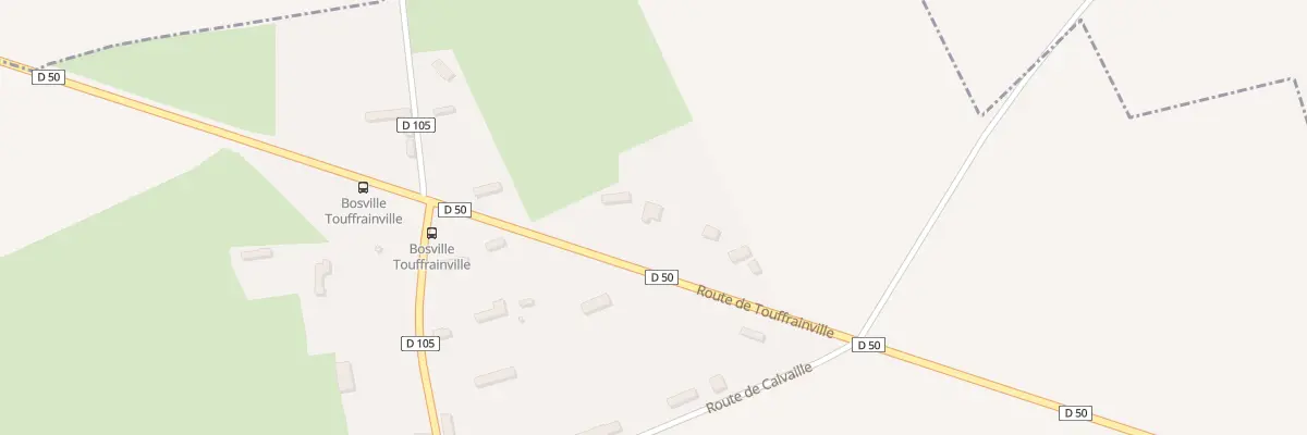 Plan du 410 Rte de Touffrainville à Bosville