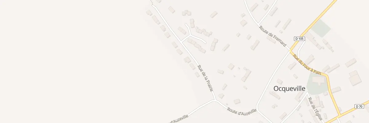 Plan du 7 Rue de la Prairie à Ocqueville