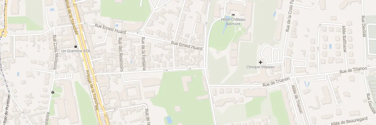 Plan du 38 Rue Raymond Poincaré à Tours