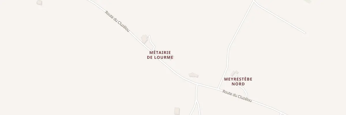 Plan du 1288 Rte du Cluzélou à Saint-Eutrope-de-Born