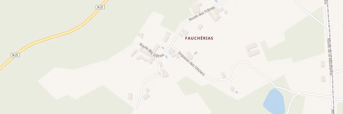Plan du 595 Rte des Frênes à Creyssensac-et-Pissot
