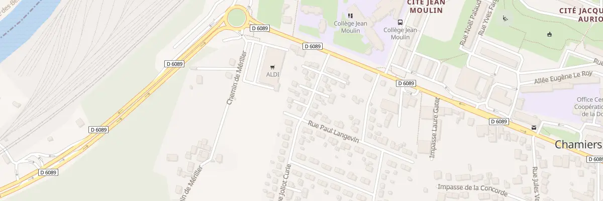Plan du 10 Rue JOLIOT-CURIE à Coulounieix-Chamiers