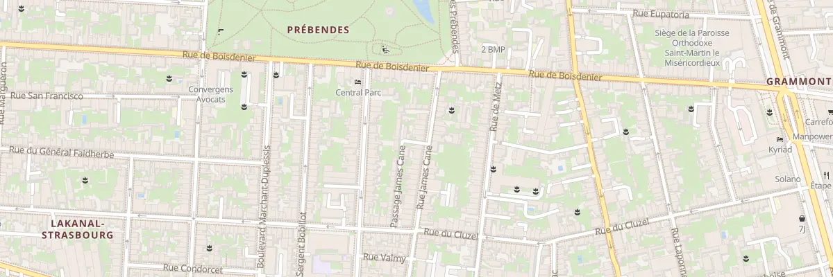 Plan du 15 Rue James Cane à Tours