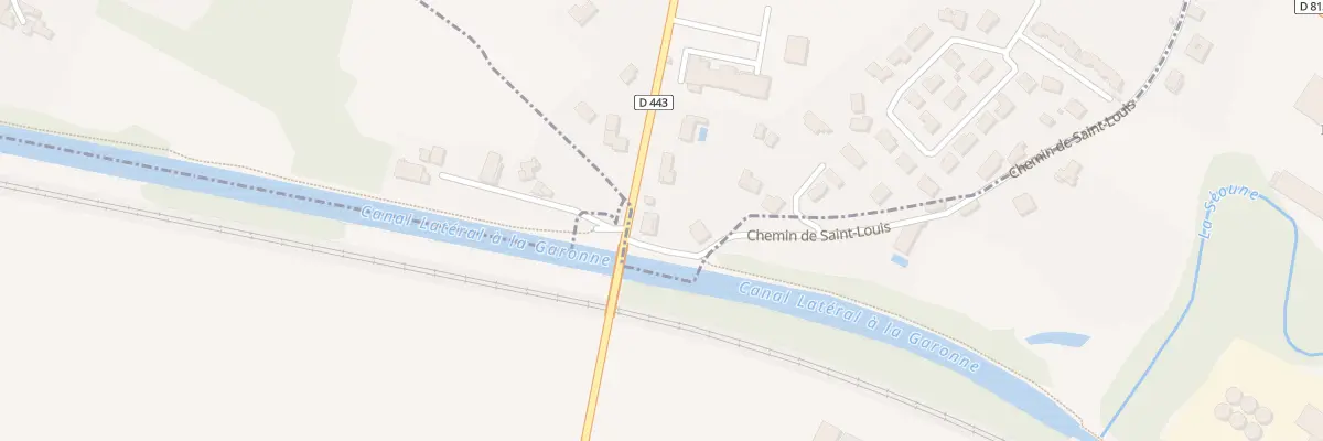 Plan du 45 Che de Saint Louis à Castelculier
