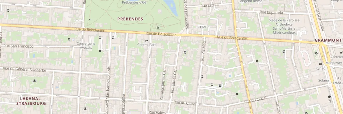 Plan du 9 Rue James Cane à Tours