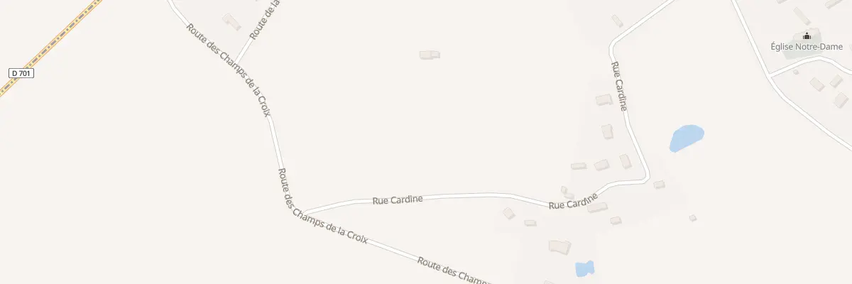 Plan du 30 Rue Cardine à Franqueville