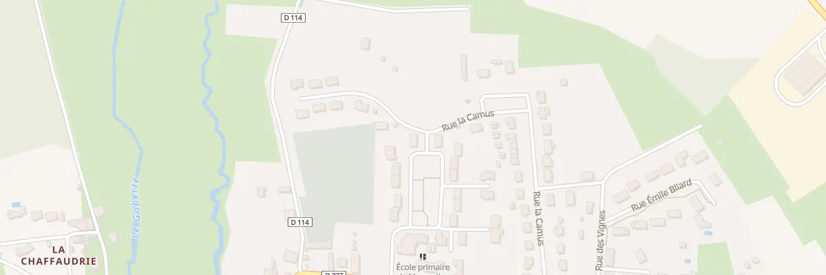 Plan du 37 Rue la Camus à Mazerolles