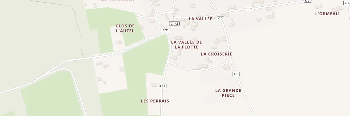 Plan du 1 La Vallee de la Flotte à Loir en Vallée