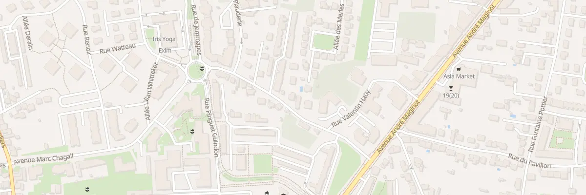 Plan du 17 Rue de la Chevalerie à Tours