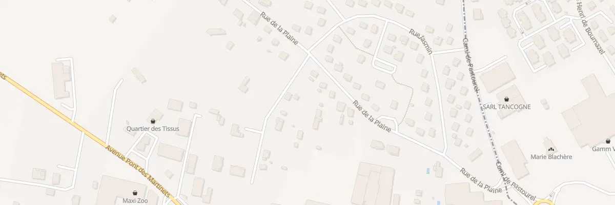 Plan du 119 Rue de la Plaine à Bias