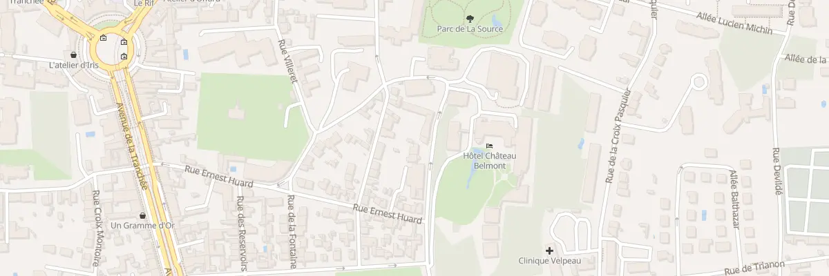 Plan du 88 Rue Groison à Tours