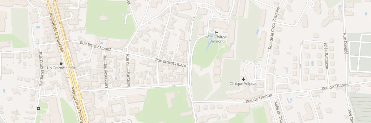 Plan du 50 Rue Ernest Huard à Tours