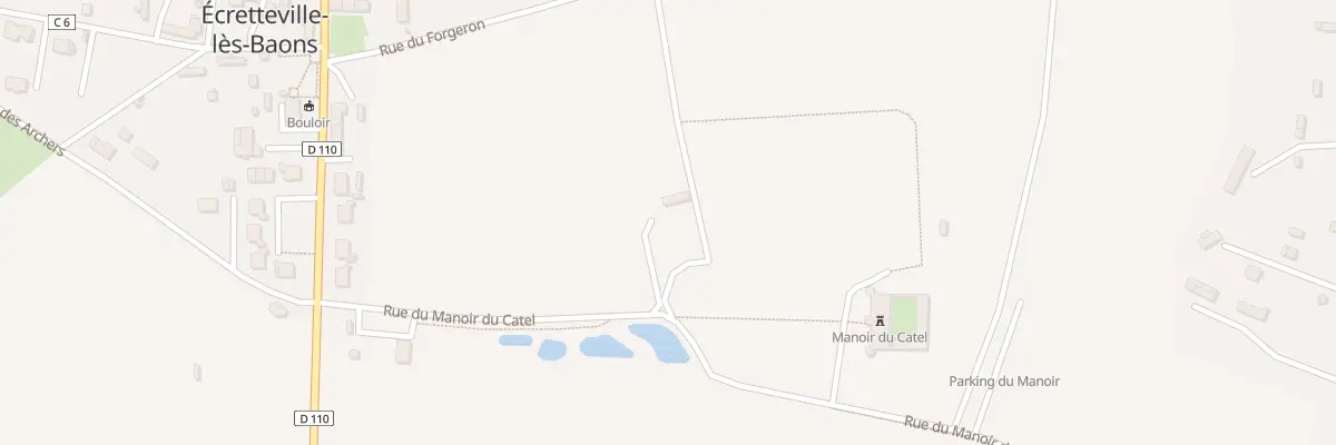 Plan du 233 Rue du Manoir du Catel à Écretteville-lès-Baons