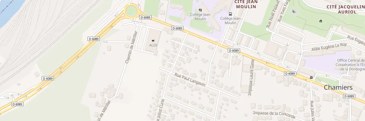 Plan du 7 Rue JOLIOT-CURIE à Coulounieix-Chamiers