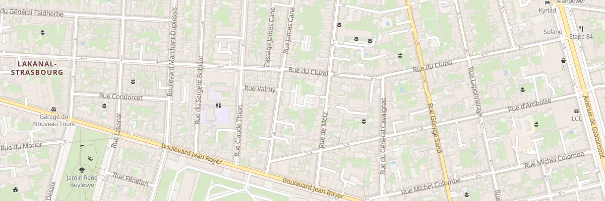 Plan du 58 Rue James Cane à Tours
