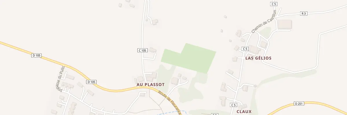 Plan du 5073 Au Plassot à Céran