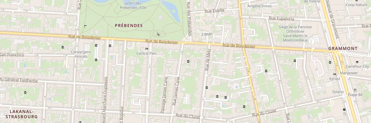 Plan du 12 Rue James Cane à Tours