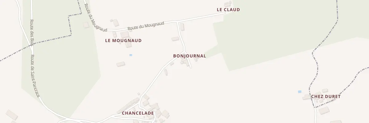 Plan du 42 Che du Haut Chancelade à Champagnac-de-Belair