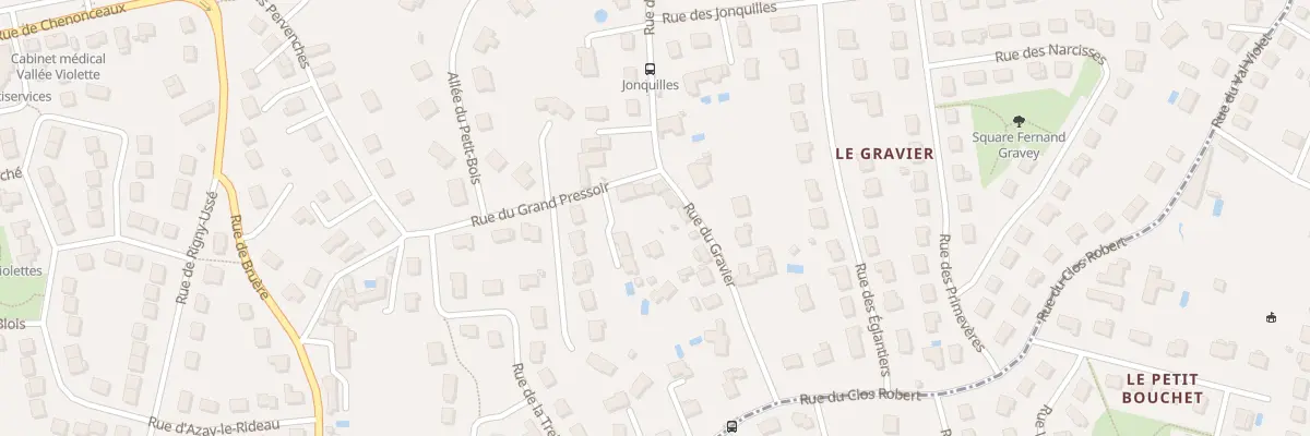 Plan du 4 Rue du Grand Pressoir à Joué-lès-Tours