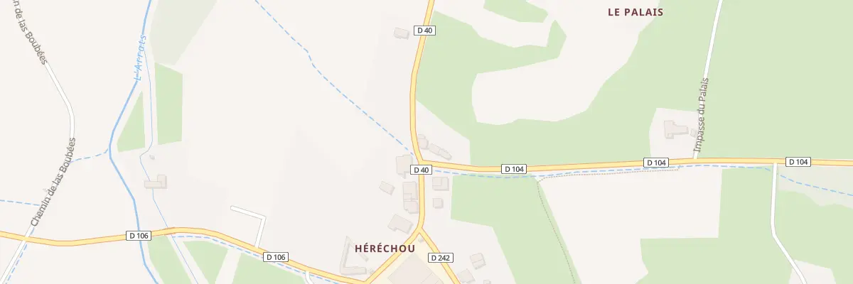 Plan du 5064 Herechou à Faget-Abbatial