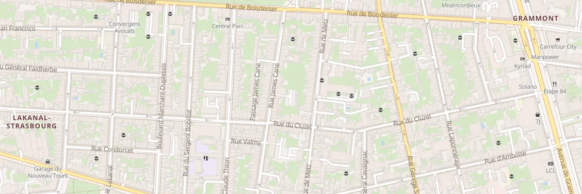 Plan du 32 Rue James Cane à Tours