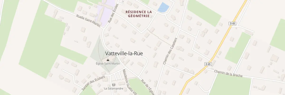Plan du 242 Rue de l’Eglise à Vatteville-la-Rue