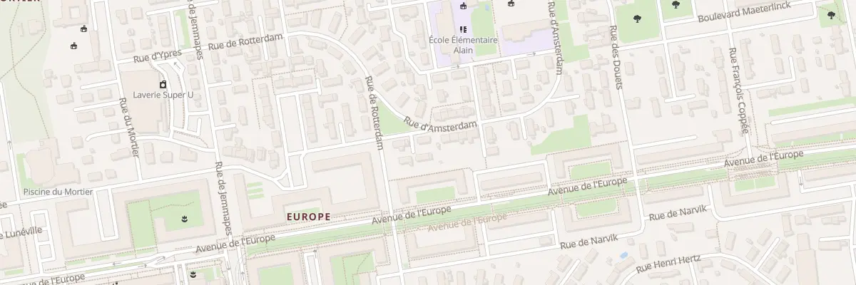 Plan du 56 Rue d’Amsterdam à Tours
