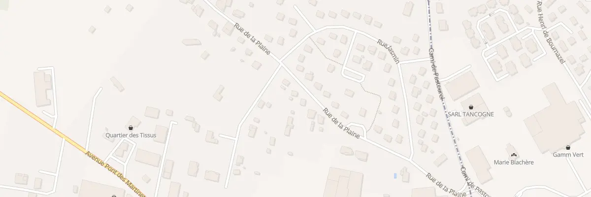 Plan du 123 Rue de la Plaine à Bias