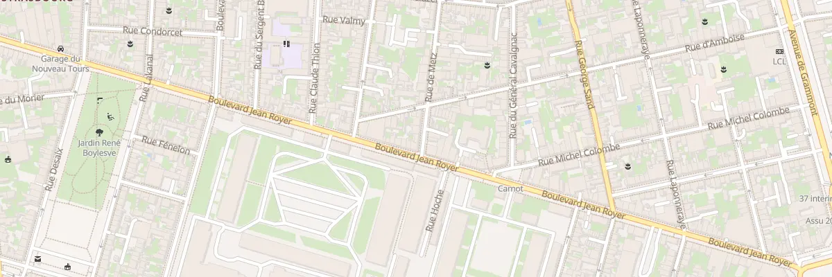 Plan du 89 Rue de Metz à Tours