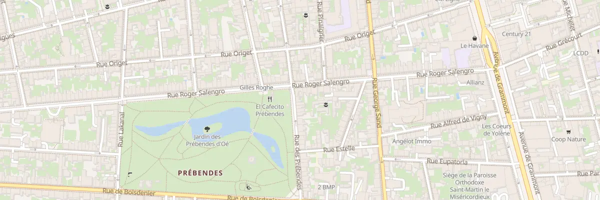 Plan du 4 Rue des Prébendes à Tours