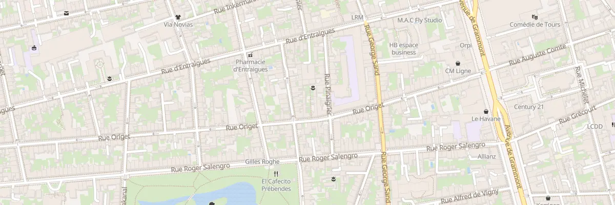 Plan du 47 Rue Origet à Tours