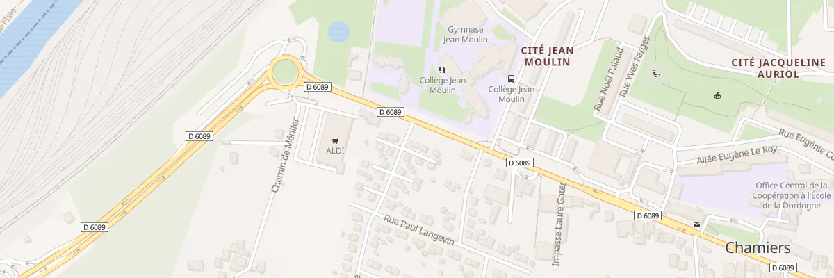 Plan du 1 Rue JOLIOT-CURIE à Coulounieix-Chamiers