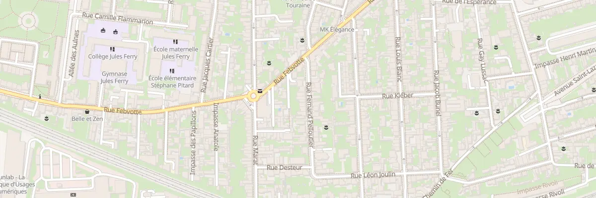 Plan du 13B Rue Fernand Pelloutier à Tours
