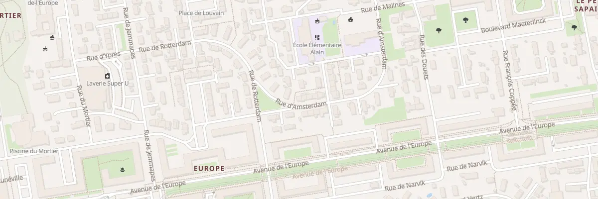 Plan du 55 Rue d’Amsterdam à Tours