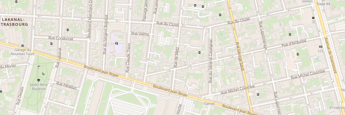 Plan du 79 Rue de Metz à Tours