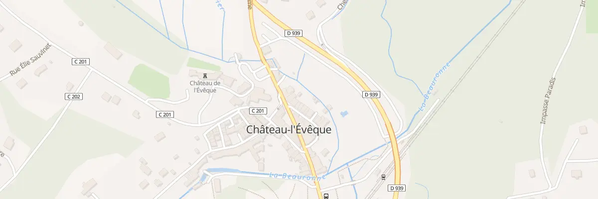 Plan du 1 Rue de l’Artisanat à Château-l’Évêque