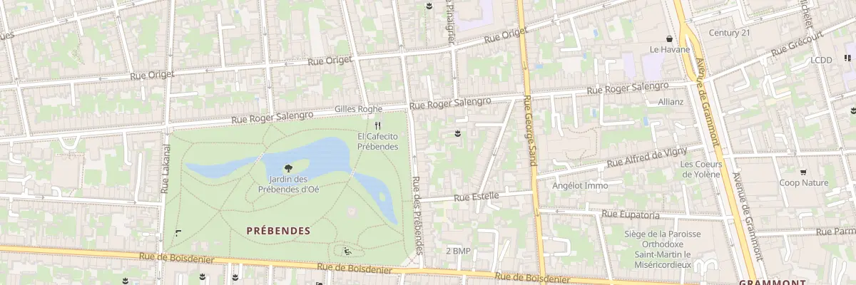 Plan du 10 Rue des Prébendes à Tours