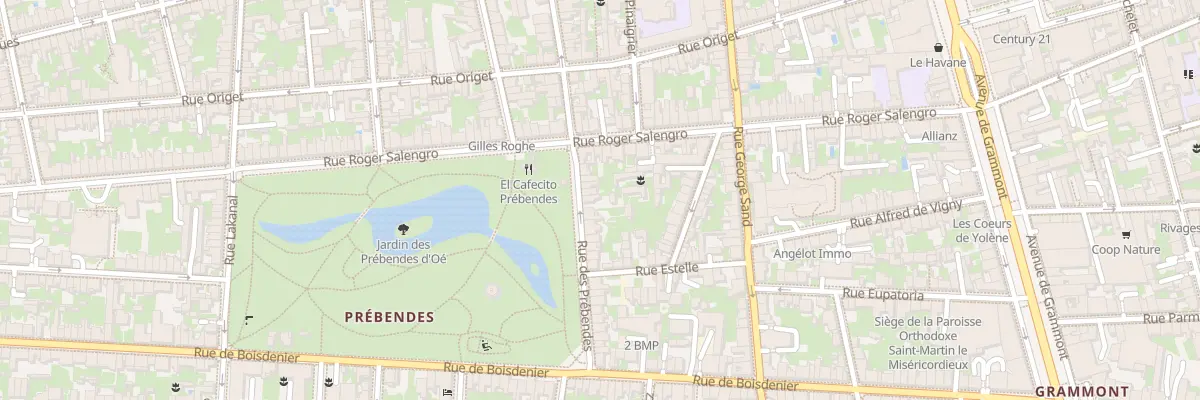 Plan du 12 Rue des Prébendes à Tours