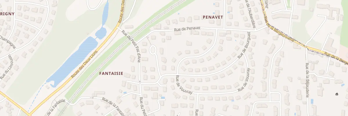 Plan du 13 Rue de Vouvray à Joué-lès-Tours