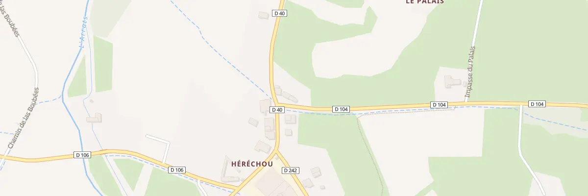 Plan du 5058 Herechou à Faget-Abbatial