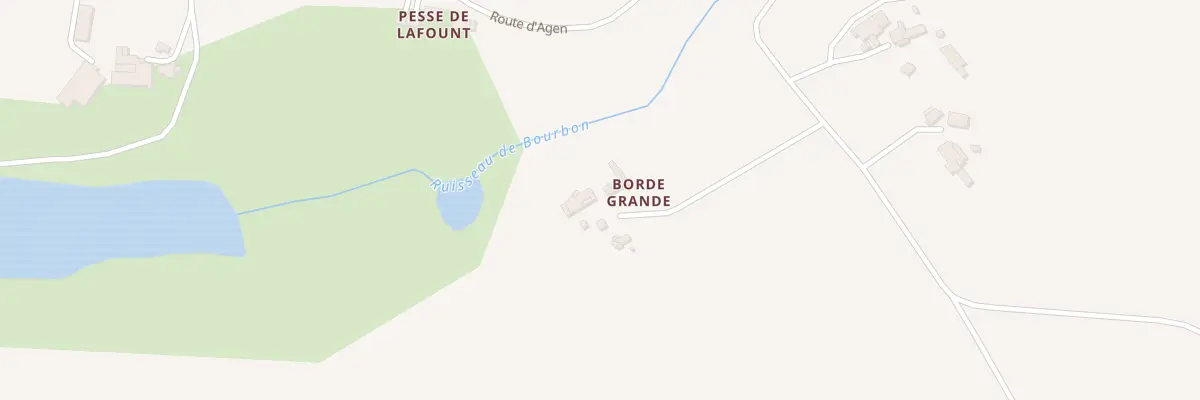 Plan du 37 Borde Grande à Castella