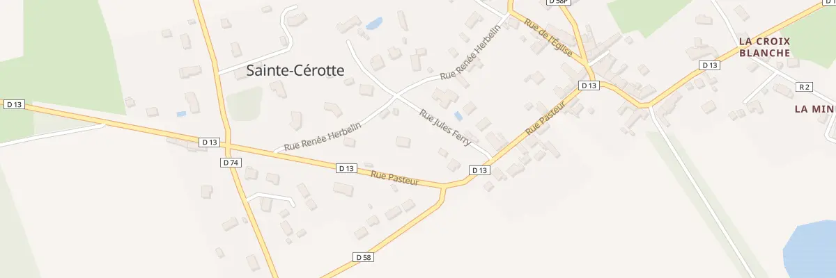 Plan du 33 Rue Pasteur à Sainte-Cérotte