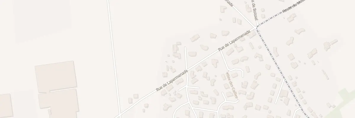 Plan du 505 Rue de Lapermenade à Bias