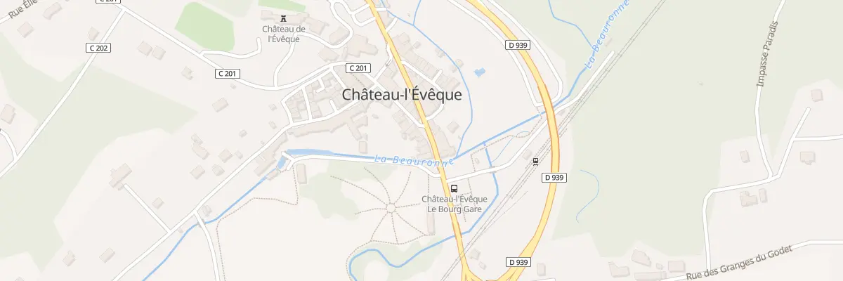 Plan du 16 Rue d’Angoulême à Château-l’Évêque