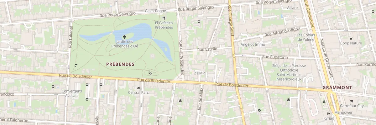 Plan du 34 Rue des Prébendes à Tours