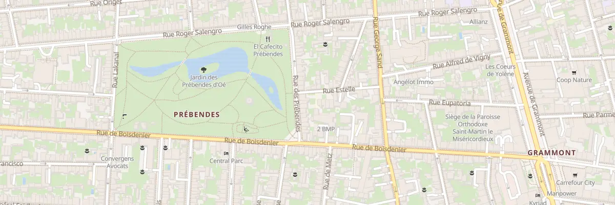 Plan du 30 Rue des Prébendes à Tours