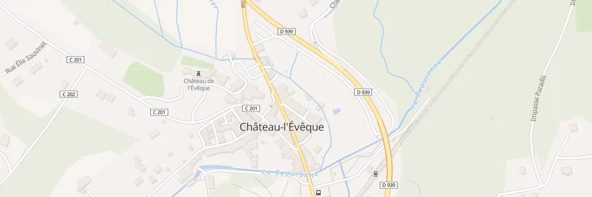 Plan du 3 Rue de l’Artisanat à Château-l’Évêque