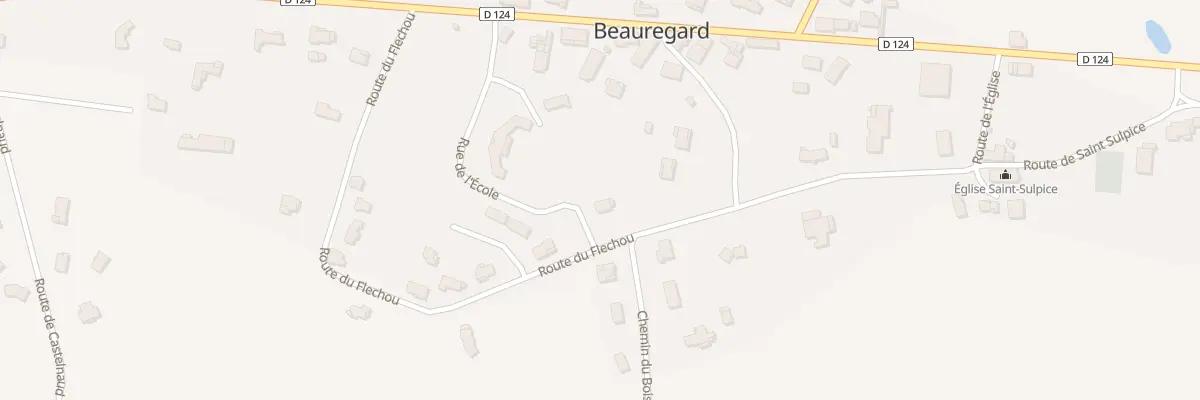 Plan du 5676 Flayac à Boudy-de-Beauregard