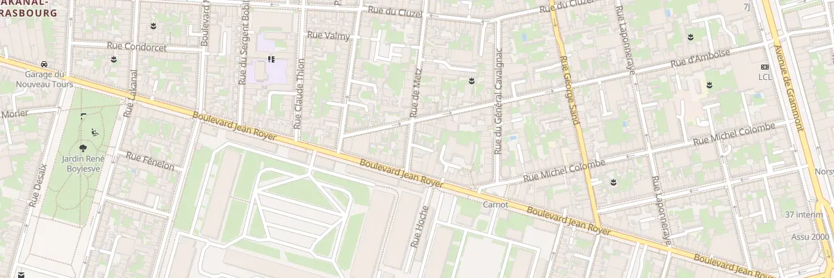 Plan du 72 Rue de Metz à Tours