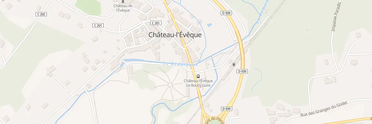 Plan du 22 Rue d’Angoulême à Château-l’Évêque